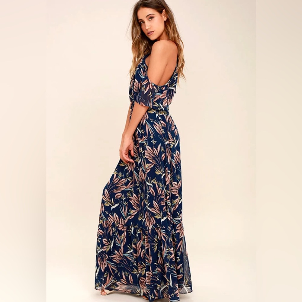 Lulu’s Trip to Paradise Floral Print Maxi Dress - Picture 2 of 8